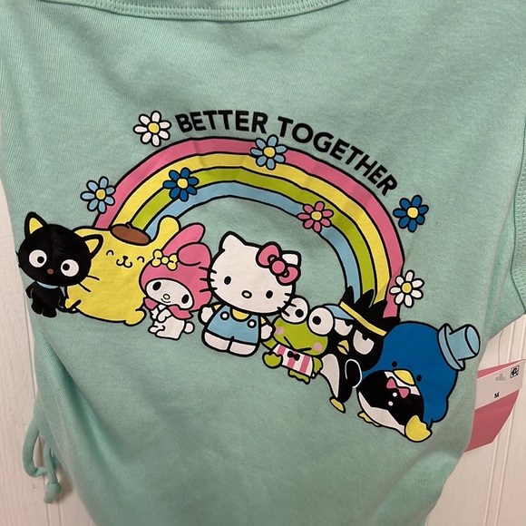 Hello Kitty & Friends one Shoulder Tank Top - Picture 3 of 6
